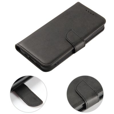 2. Magnet Case Cover für TCL 305 Flip Cover Wallet Stand schwarz