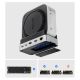 4. Orico MiniDock 10-in-1 Dockingstation mit SSD-Festplatteneinschub – Silber
