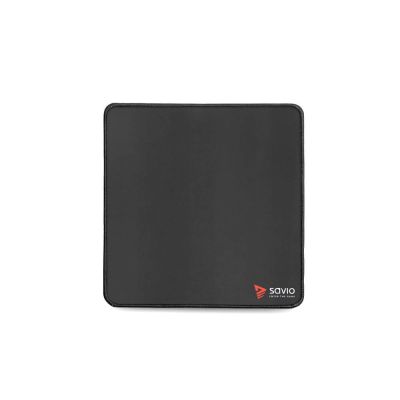 SAVIO Gaming-Mauspad 250 x 250 x 2 mm, genähte Kanten, Black Edition Turbo Dynamic S