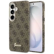 Guess 4G Script MagSafe Hülle für Samsung Galaxy S26 - Braun