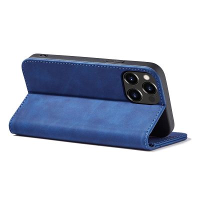 5. Magnet Fancy Case Case für iPhone 13 Pro Max Tasche Kartenetui Kartenhalter Blau