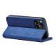 5. Magnet Fancy Case Case für iPhone 13 Pro Max Tasche Kartenetui Kartenhalter Blau