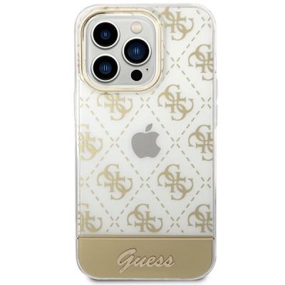 3. Guess GUHCP14LHG4MHG iPhone 14 Pro 6.1 "Gold / Gold Hardcase 4G Pattern Script