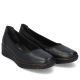4. Rieker 53755-00 Damen-Keilschuhe aus Leder, bequem, schwarz