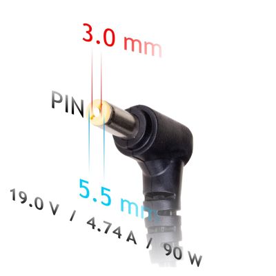 3. Akyga AK-ND-27 Netzteil für Samsung Notebooks (19 V; 4,74 A; 90 W; 5,5 mm x 3 mm)