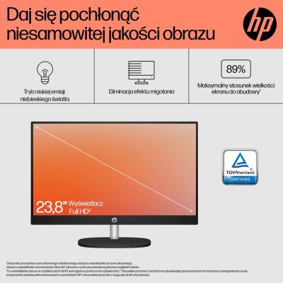 33. HPAiO 24-cr0312nw Ryzen 5 7520 23,8" FHD IPS 250 Nits AG 16 GB DDR5 SSD512 Radeon 610M CAM720p Tastatur + Maus Win11 Gehäuse Weiß 2 Jahre