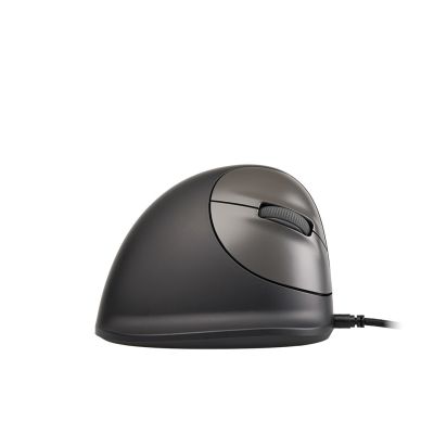 41. Ergonomische Maus für Rechtshänder R-Go Pele HE USB groß schwarz/silber (Einzelhandel)