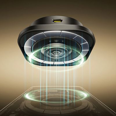 13. Baseus PrimeTrip C03sPro Kfz-Halterung für das Armaturenbrett mit Klebe-Induktionsladegerät – Schwarz