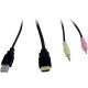 4. Inter-Tech AS-21HA HDMI KVM-Switch Schwarz