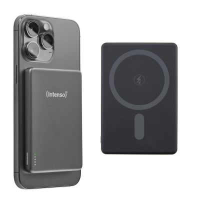 Intenso Magnetische kabellose Powerbank 5000 mAh Grau USB-C