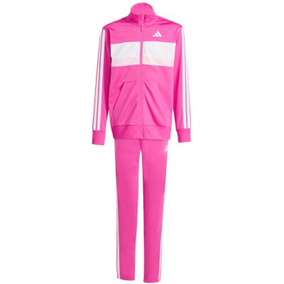 2. Kinder-Trainingsanzug adidas Seasonal Essentials Tiberio 3-Stripes Tricot Pink KS5519
