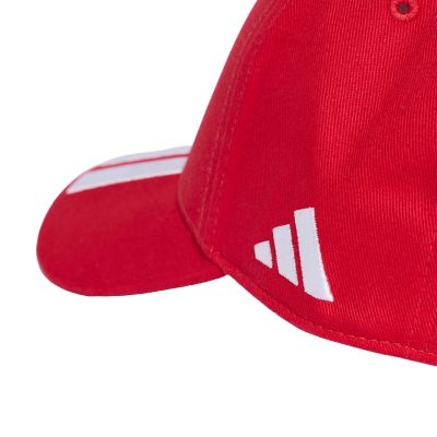 4. adidas Manchester United Kinderkappe Rot und Weiß KT0655