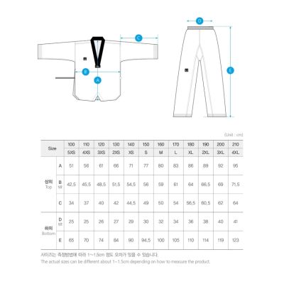 12. Dobok für Taekwondo MTX 2 Schwarz – zugelassen von World Taekwondo (WT) | MOOTO