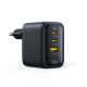 4. Baseus EnerFill FE22 70W Wandladegerät 2 x USB-C + USB-A - Schwarz