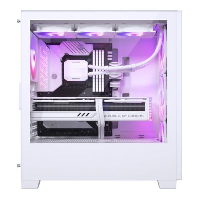 4. Phanteks XT Pro Ultra Fenster aus gehärtetem Glas, D-RGB - Weiß