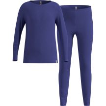 Thermounterwäsche - Odlo Set lang MERINO 200 Größe 152cm Blau