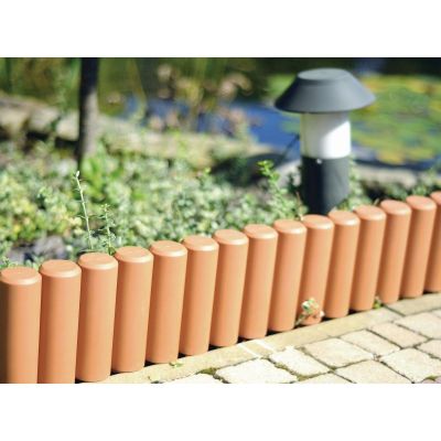5. Garten-Palisaden-Rasenkanten 270 cm IPAL 5 TERRACOTTA