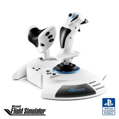 4. Thrustmaster T.Flight Hotas 5 Microsoft Flight Simulator Edition Weiß USB Flugsimulation Digital PC, PlayStation 5, PlayStation 4
