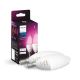 4. Philips Hue Smart-Glühbirne mit weißer und farbiger Ambientebeleuchtung E14 Kerzenform (2 Stück)