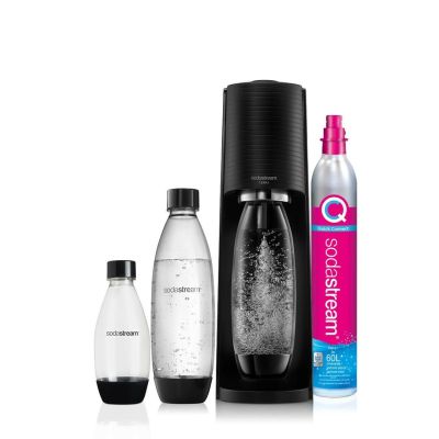 SodaStream Terra Nero Vorteilspackung Metall, Kunststoff, Polyethylenterephthalat (PET) Schwarz