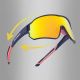 6. Rockbros 10134PL Polarisierte Fahrradbrille - Blau und Pink