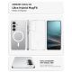 7. Spigen Ultra Hybrid Mag MagSafe Hülle für Samsung Galaxy S26 – Transparent und Weiß