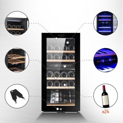 9. ADLER AD 8080 Weinkühlschrank