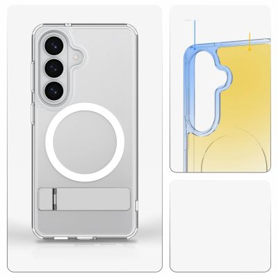 13. Spigen Ultra Hybrid S Mag MagSafe Hülle für Samsung Galaxy S26 – Transparent und Weiß