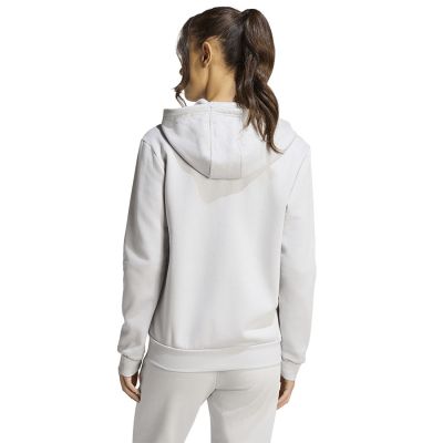 2. adidas Entrada 26 Damen-Kapuzenjacke mit durchgehendem Reißverschluss, Grau, KF5936