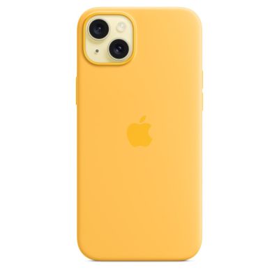 4. Apple Silikonhülle mit MagSafe Sunshine, für iPhone 15 Plus, MWNF3ZM/A