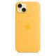 4. Apple Silikonhülle mit MagSafe Sunshine, für iPhone 15 Plus, MWNF3ZM/A