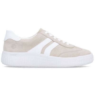 4. Beige Ledersneaker Remonte Rieker D3E00-60