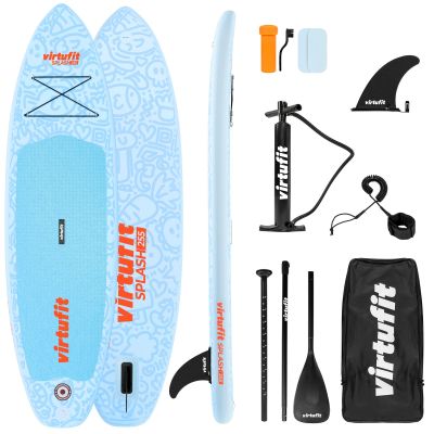 3. VIRTUFIT SUP BOARD SPLASH 225 MIT ZUBEHÖR HELLBLAU