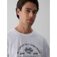 3. Herren-T-Shirt mit Aufdruck, regulär, Größe 4F 4FRAW26TTSHM4470-10S