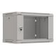 Lanberg 19" 6U 540x350 graue Glastür Wand-Rack-Schrank (Flat Pack)