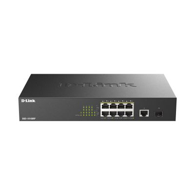 D-Link DGS 1010MP - Switch - unmanaged - 8 x PoE++ 1 - Switch - 1 Gbit/s