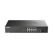 D-Link DGS 1010MP - Switch - unmanaged - 8 x PoE++ 1 - Switch - 1 Gbit/s