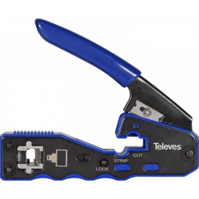 5. Televes 209802 automatisches Schneid- und Crimpwerkzeug für RJ45-Stecker