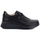 2. Bequeme, schwarze Keilschuhe aus Leder für Damen, Vinceza 79644
