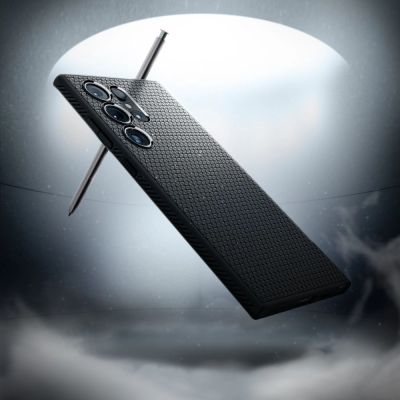 6. Spigen Liquid Air Hülle für Samsung Galaxy S24 Ultra – mattschwarz