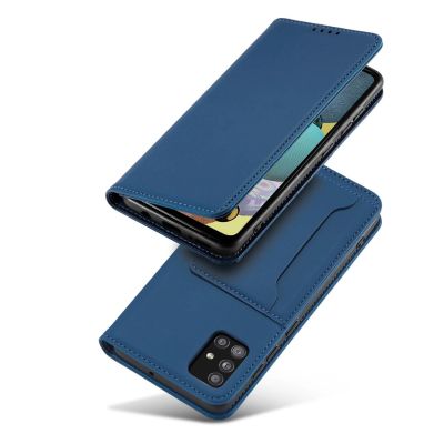 4. Magnetkartenetui für Xiaomi Redmi Note 11 Pro Pouch Card Wallet Kartenhalter Blau