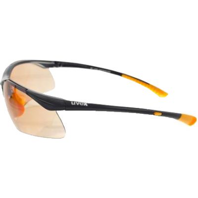 2. Uvex Sportstyle 223 Brille schwarz und orange