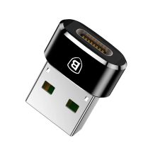 Baseus Mini USB-C-zu-USB-A-Adapter – Schwarz