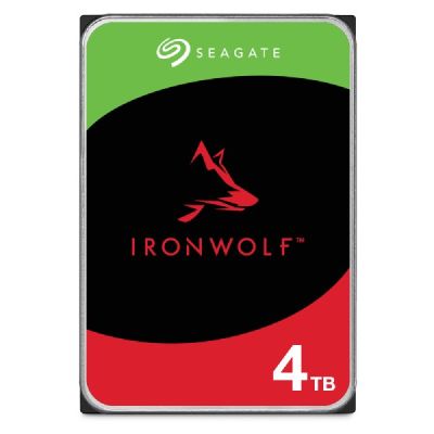 3. Seagate IronWolf ST4000VN006 HDD (4 TB ; 3,5" ; 256 MB ; 5400 rpm)