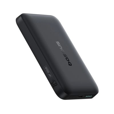 5. Baseus EnerFill FM11 Ultra-Mini 10000mAh 22,5W MagSafe kompatible Powerbank mit Baseus Simple USB-C 20V/3A 30cm Kabel - Schwarz