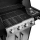 4. Teesa BBQ 5007 MASTER Gasgrill – 5 Brenner – Platz für eine Gasflasche
