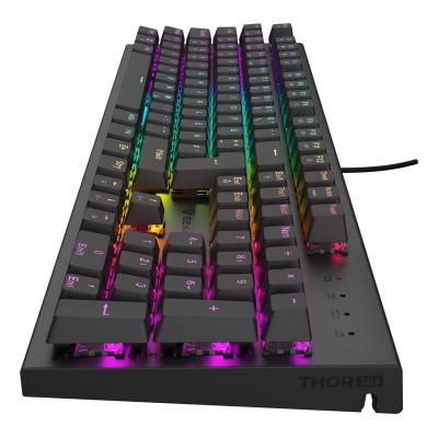 2. GENESIS Thor 303 Gaming-Tastatur USB QWERTZ Deutsch Schwarz