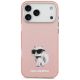 3. Karl Lagerfeld IML Aquarelle Choupette & Logo MagSafe Hülle für iPhone 17 Pro - Pink