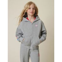 Mädchen-Sweatjacke mit Kapuze, Regular Fit 4F 4FJRSS26TSWSF2811-25M