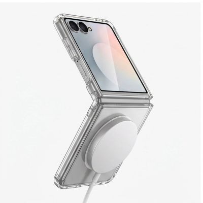 2. Tech-Protect FlexAir Hybrid MagSafe Hülle für Samsung Galaxy Z Flip 8 - Transparent